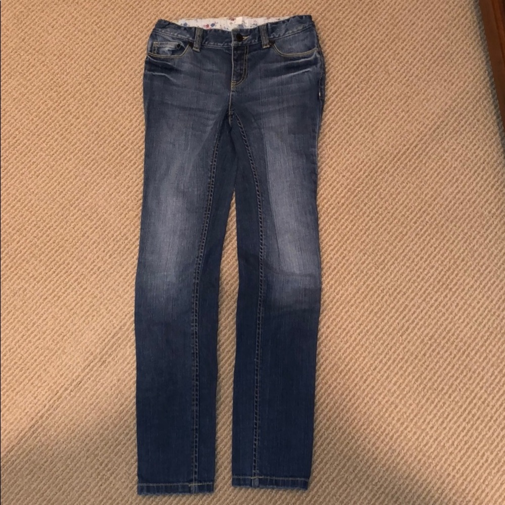 tucker + tate adjustable blue jeans